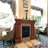 Fireplace at Villa Da Vinci Retirement Residence in Vaughan