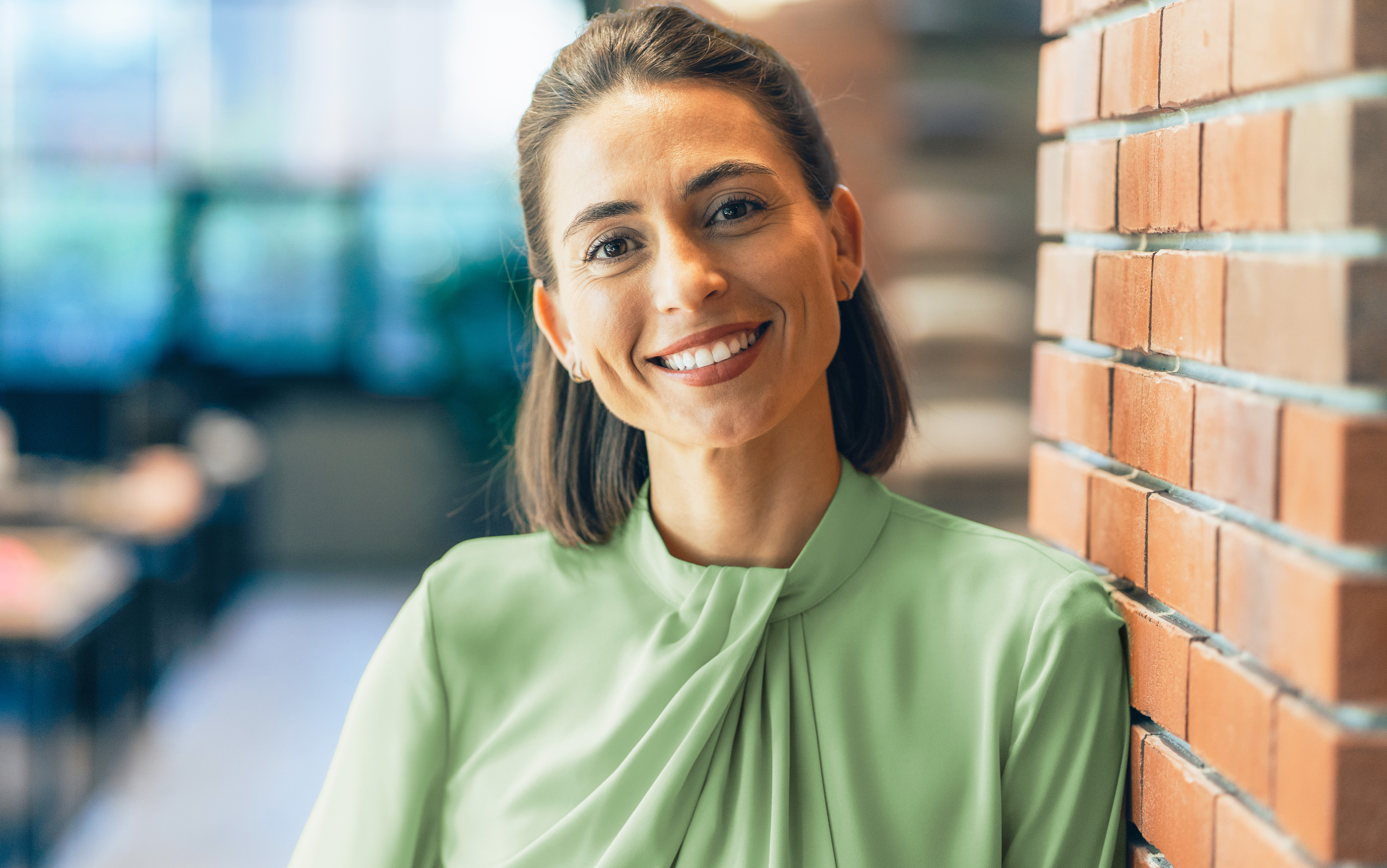 Smiling woman