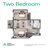 Aspira Kingsmere Two Bedroom Floorplan