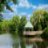 Gazebo on the lake at Martindale Gardens Retirement Residence